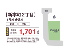 【高知市新本町】分譲地販売中のメイン画像