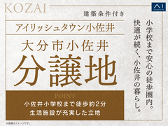 大分展示場　アイリッシュタウン小佐井　建築条件付き分譲地のメイン画像
