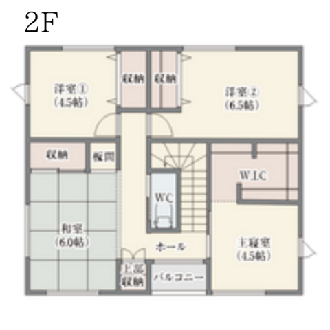 タイルデッキと動線で叶える、贅沢で快適なお家の間取り画像