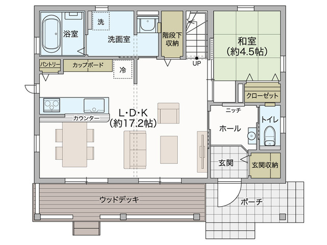 【分譲情報】福島県伊達市建売住宅の間取り画像