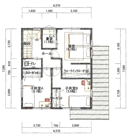 〈香西東町ﾘﾊﾞｰｻｲﾄﾞ 22号地〉随時見学受付中！の間取り画像