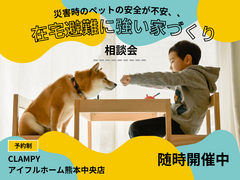 【災害時のペットの安全が不安、、】在宅避難に強い家 相談会のメイン画像