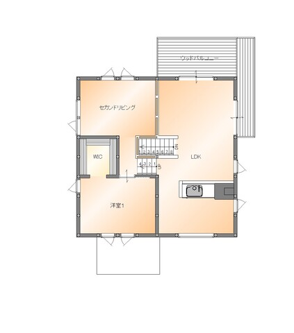【茨城県つくば市】大人の秘密基地。ガレージ×スキップフロアの家見学会【BinO】の間取り画像