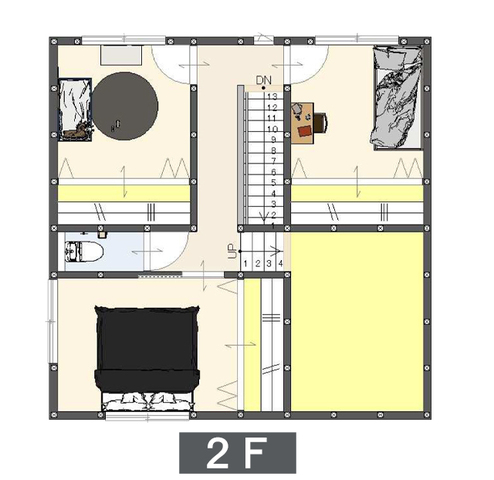『間取り相談会』in宮下モデルハウス！ご予約の方にはもれなくモデルハウス宿泊体験チケットプレゼント★の間取り画像
