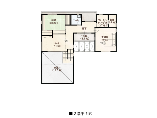 《相模原市矢部》木のぬくもりに包まれる暮らし。自然素材のモデルハウス見学会の間取り画像