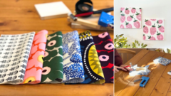 ワークショップ【marimekkoファブリックパネル作り】のメイン画像