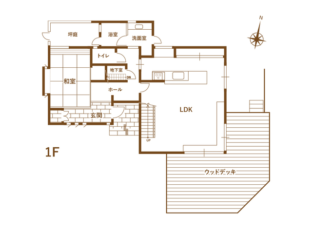 小屋裏と地下空間のある家｜モデルハウス体感会【完全予約制】の間取り画像