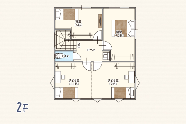 二本松市郭内 10/12・13・14　19・20スマートライフ電化住宅完成見学会の間取り画像