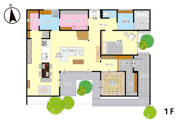 ★営業無し！フリー見学会★　住宅展示場が初めての方におすすめ！【アンビーハウジングパーク】の間取り画像