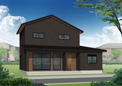 軒の深いLDでくつろぐ家のメイン画像