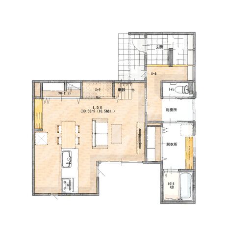 【南区内尾】２日間限定！完成見学会開催の間取り画像