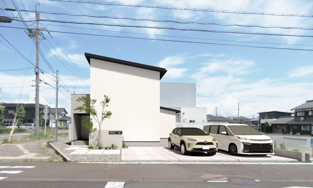 【限定1区画】安曇川町中央３丁目　駅徒歩6分・角地の建築条件付き土地のメイン画像