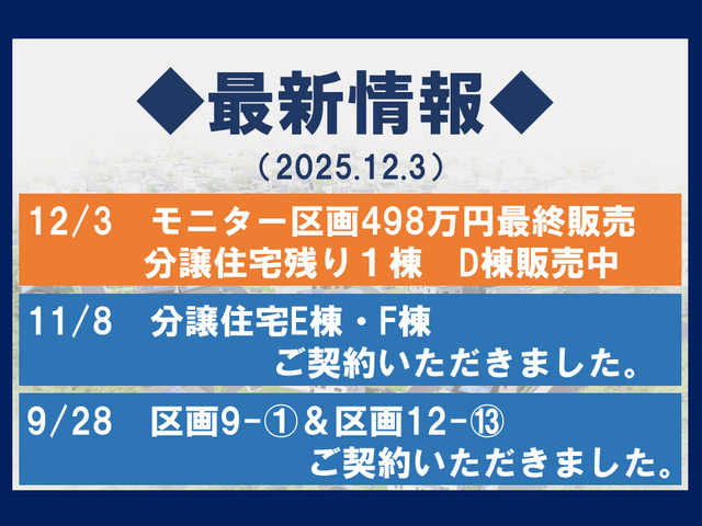 ◆最新情報（2025.12.01）◆のメイン画像