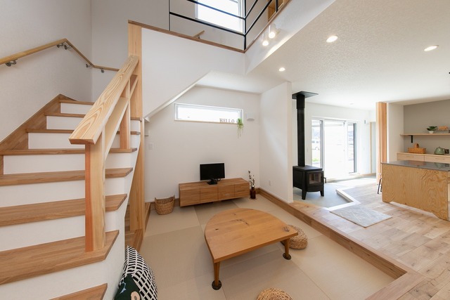 【1/24～2/1開催　東根市】家族がつながる吹抜リビング木の家OPENHOUSEのメイン画像