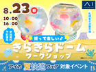 札幌宮の沢展示場　ふって楽しい♪きらきらドームワークショップのメイン画像
