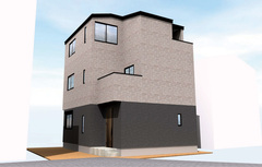 【文京区】敷地約27坪　木造3階建て二世帯住宅のお家　完成見学会のメイン画像