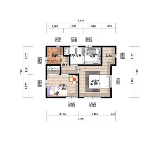 【建築中】シングルハウス上福岡町の間取り画像