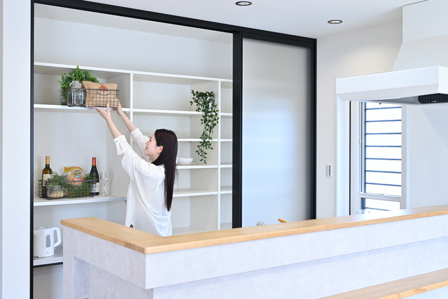 【津山市小原】中庭のある平屋　個室とLDKを分けプライバシーに配慮した間取り　モデルハウス見学のメイン画像