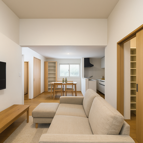 バリアフリーの平屋！実際の住まい見学　参考になります！のメイン画像