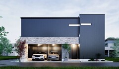 【予約不要】2階リビングのホテルライクなガレージハウスのメイン画像