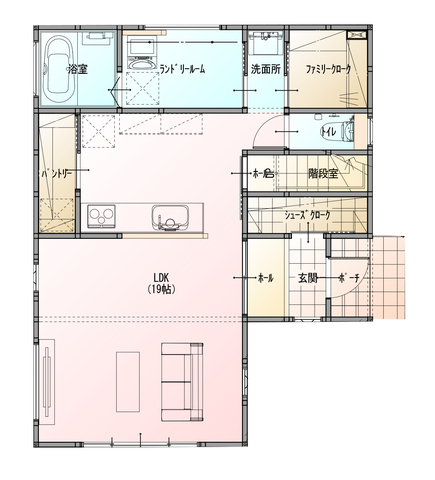 7/6(土)-7(日)【会津若松市新横町】新築モデルハウス見学販売会開催！の間取り画像