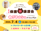＼１日限定／ 保護猫譲渡会＆猫マルシェ 開催のメイン画像