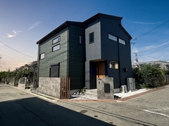 明石展示場　〈住まいの勉強会〉２色の外壁を使ったモダンスタイルの住まい オーナー様邸見学会のメイン画像