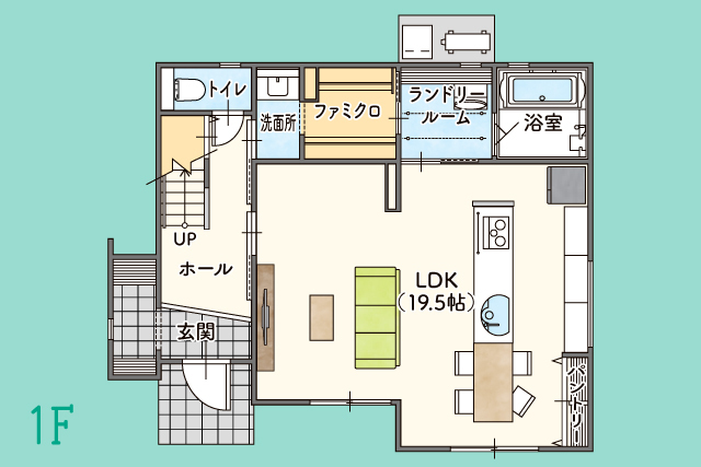 佐賀県鳥栖市轟木町1/20～26 完成見学会の間取り画像