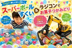 チャレンジ広場！動物スーパーボールすくい&重機ラジコンでお菓子つかみ取りのメイン画像