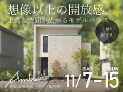 吹き抜けが生み出す想像以上の開放感。上質な暮らしを叶えるモデルハウス「Amber」のメイン画像