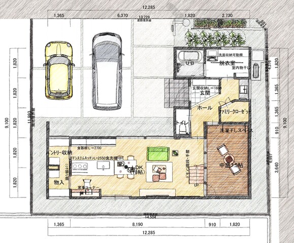 丸亀市飯野町【GW特別開催】家族でモデルハウスを見に行こう！の間取り画像