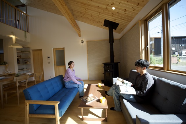 佐久市新子田 10/7～11/3 木のぬくもりに満ちた家完成見学会の間取り画像