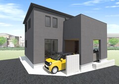 横須賀展示場【横須賀市久里浜】開放感あふれるリビングとビルトインガレージの家のメイン画像