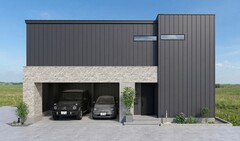 【予約不要】2階リビングのホテルライクなガレージハウスのメイン画像