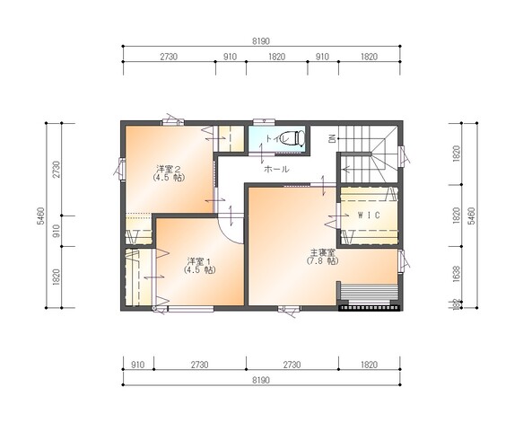 大船渡市　赤沢展示場見学会　《ランドリールームがあるお家》の間取り画像