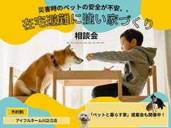 【災害時のペットの安全が不安、、】在宅避難に強い家 相談会 ＜四国中央市＞のメイン画像
