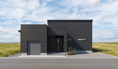 【予約不要】バイクガレージのある平屋。浴室から坪庭を望む住まいのメイン画像