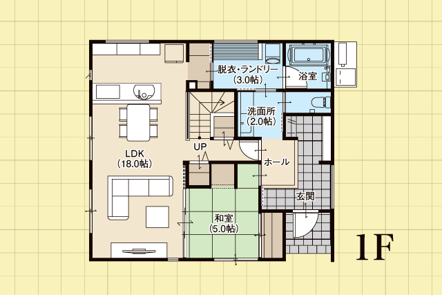 鳥取市 岩吉 11/2・3 実例完成見学会の間取り画像