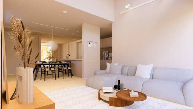 〈福山市神辺町〉「ジャパンディ×スキップフロア」のお家 のメイン画像