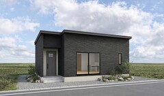 【予約不要】延床17坪の平屋。最小限の動線と造作収納の1LDKのメイン画像