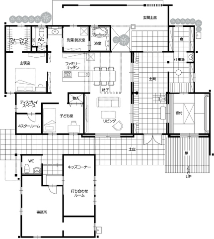 ～自然素材にこだわった～快適住宅体験会の間取り画像