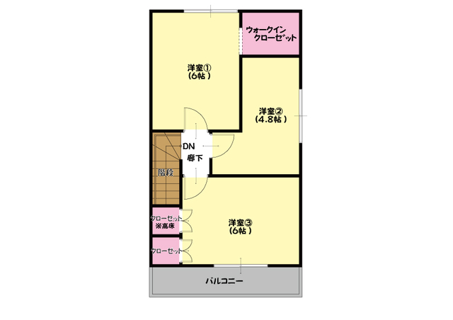 【限定1棟】倉敷中庄！完成見学即売会！の間取り画像