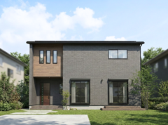 【岐阜県】陰影と素材が美しく調和する家のメイン画像