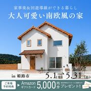 家事楽＆回遊同線ができる暮らし～大人可愛い南欧風の家～のメイン画像