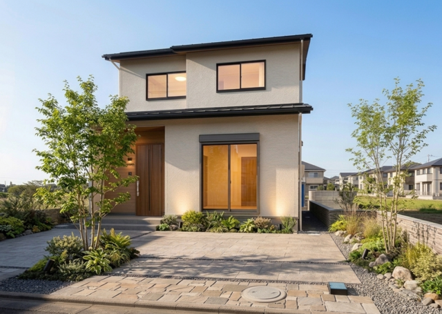 【１階に寝室を設け南面に広々LDKがある30坪4LDK2階建】完成見学会＠鈴鹿市須賀のメイン画像