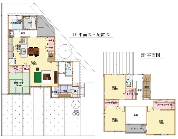 【中古住宅】三木町氷上　東④号地の間取り画像