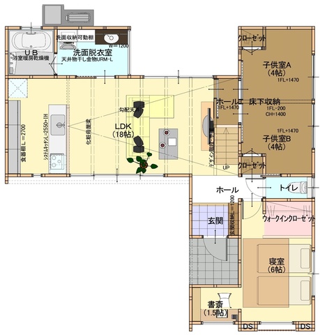 【平屋最終分譲LAST１フェアin丸亀】9/13.14.15開催の間取り画像