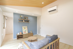 【倉敷市茶屋町】シンプルな平屋 広々リビングの家 完成見学会のメイン画像