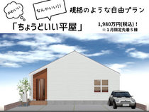 【注目！】資材高騰でも諦めないで！【なんかいい平屋】残り僅か！のメイン画像