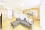 『回遊できる 家事ラク動線の赤い屋根の平屋』岡山市南区豊成 完成見学会のメイン画像